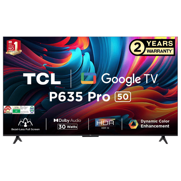 Buy TCL 50P635 Pro 127 cm (50 inch) 4K Ultra HD LED Google TV with